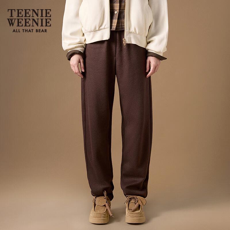 Teenie Weenie Women's Bear Logo Simple Winter Sweatpants