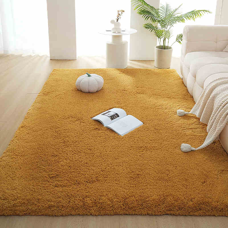

Товстий Плюшевий Килим Вітальня Пухнастий Теплий Оксамитовий Килим Для Спальні Однотонний Килимок Для Підлоги Нековзкий Прати 140x200cm темного кольору хакі