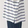 MUJI Smooth and Cool Short Sleeve Loungewear Blue Size FD1LBA5S Women's Set, Striped, Small,
