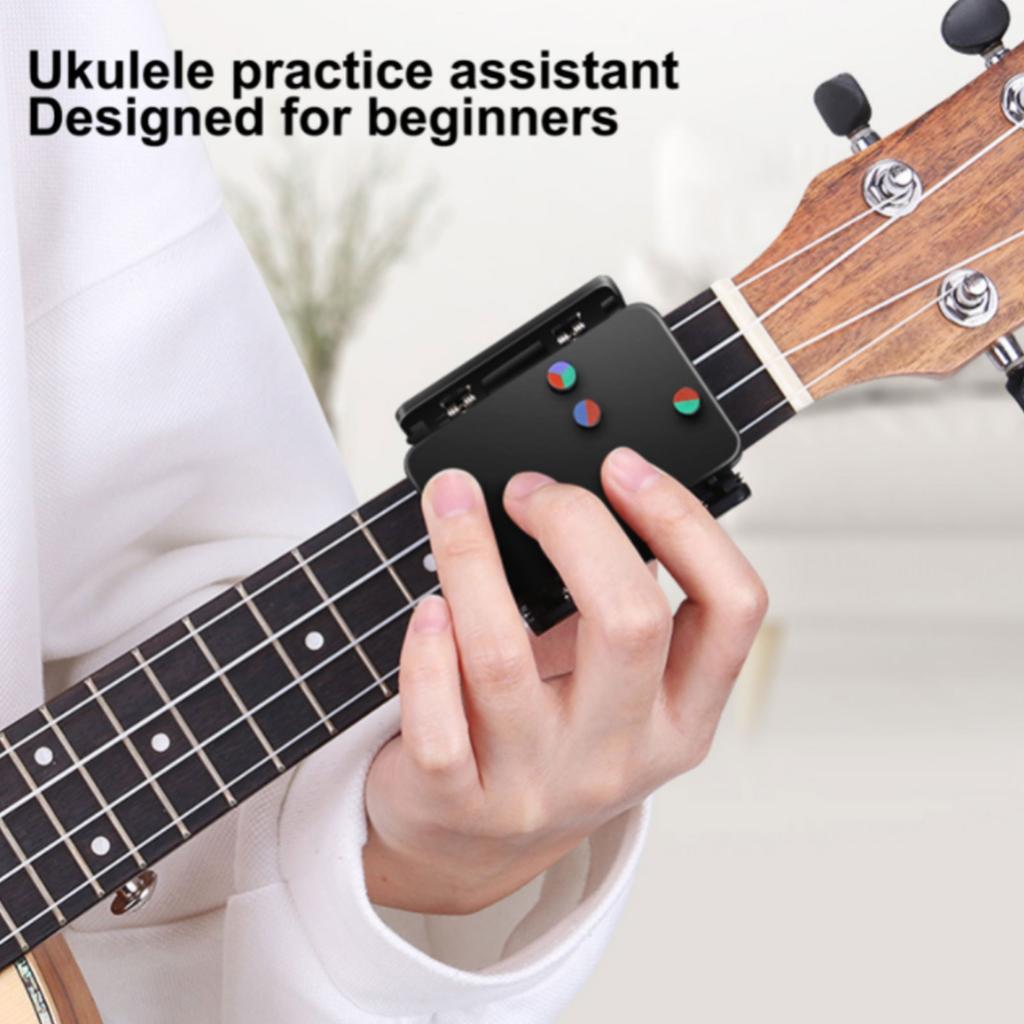 Ukulele Chord Trainer Tool Ukulele Chord Trainer Portable Practice Assistant Beginner One Key Chord Assisted Learning Tool
