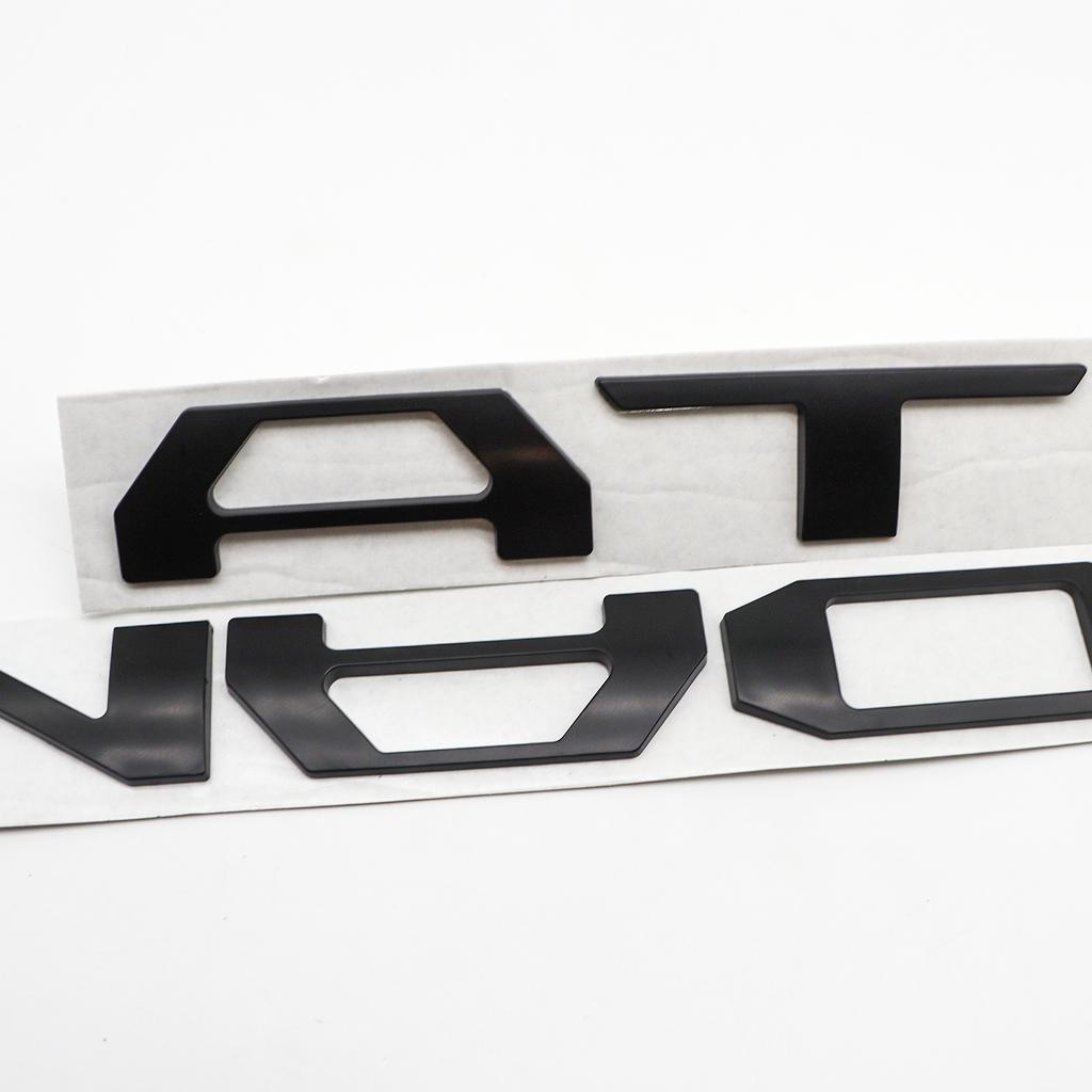 1SET For Tacoma 2016- 3D Tailgate Ert Letters - Matte Black Emblems