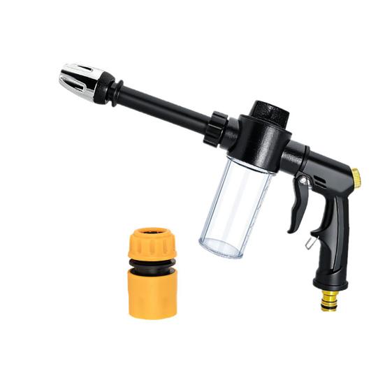 Garden Hose Nozzle with Foam Cannon 3 Spray Modes High-Pressure Hose