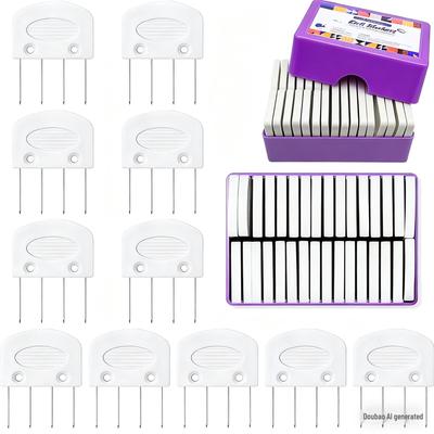 32-Piece Stainless Steel Knitting and Sweater Shaping T-Pins