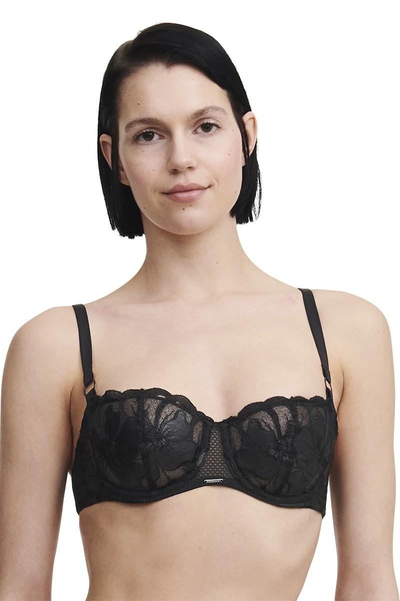 

Бюстгальтер з м якою чашкою Chantelle (95296) 85D прозорий колір чорний