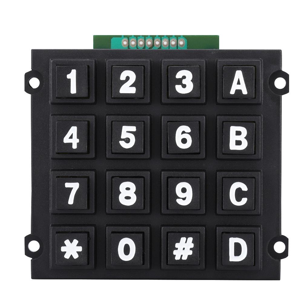 

Keyboard Modules with 16 Keys 4x4 Push Buttons External Big Keypad for MCU
