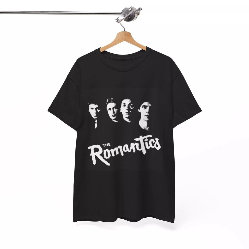 Футболка The Romantics Ретро Мерч Группы Винтажная Унисекс Хлопковая Тяжелая Футболка Унисекс XXL