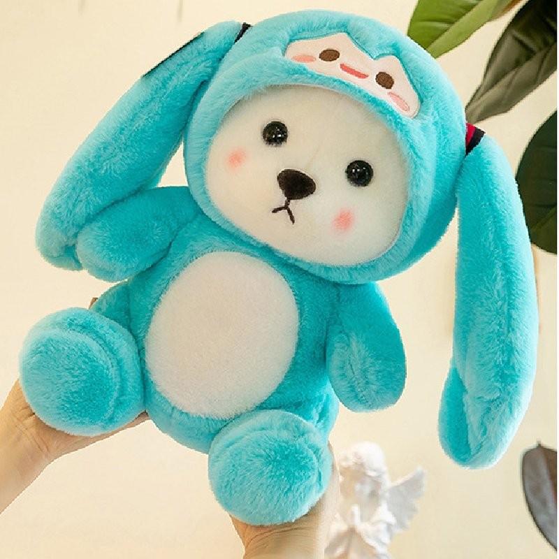 Adorable Qq Bear Vocaloid Plush Toy Soft Stuffed Animal Doll For Kids And Girls