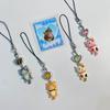 Lovely Cartoon Cat Key Chain Charming Feline Pendant Anti-Lost Chain Jewelry