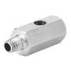 1/8in BSPT Oil Pressure Sensor Tee To NPT Adapter Stainless Steel Fitting for Turbo Supply Feed Line