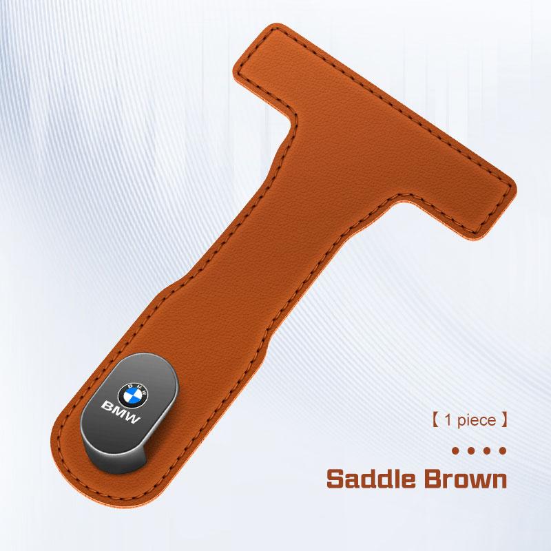For BMW X1 X2 X3 X5 X4 X6 X7 3 5 7 Series E70 E90 G20 G30 G70 Car hook inside the car co-driver's glove box hanging hook Leather KF5