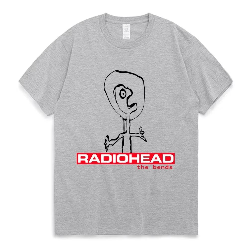 

Radiohead The Bends Graphic Men T Shirts 90s Vintage Punk Hip Hop Short Sleeve Tee Shirt Streetwear T-shirt Male Men T Shirts 4XL