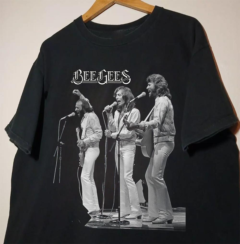 Bee Gees Cotton Men T Shirt Black Cotton Size S-5XL UR157 XXXXL
