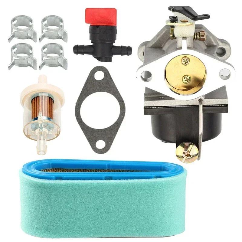 Carburetor Kit with Air Filter for Tecumseh OHV110 OHV115 OHV120 OHV125 OHV130 520-952 13153 640065 640065A Engine Carb