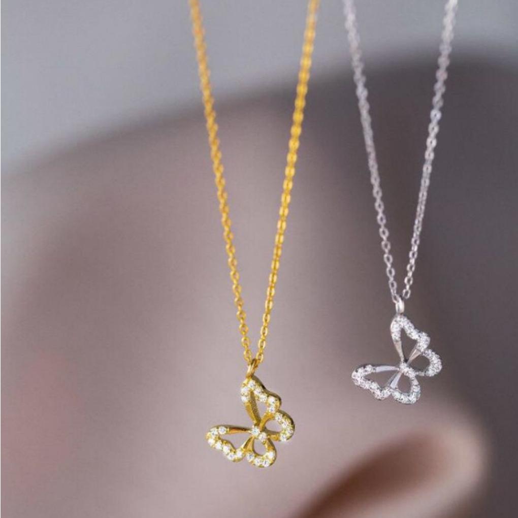 Ladies Necklace Rhinestone Crystal Bowknot Pendant Anniversary Festival Party Engagement Date Work Jewelry for Girls