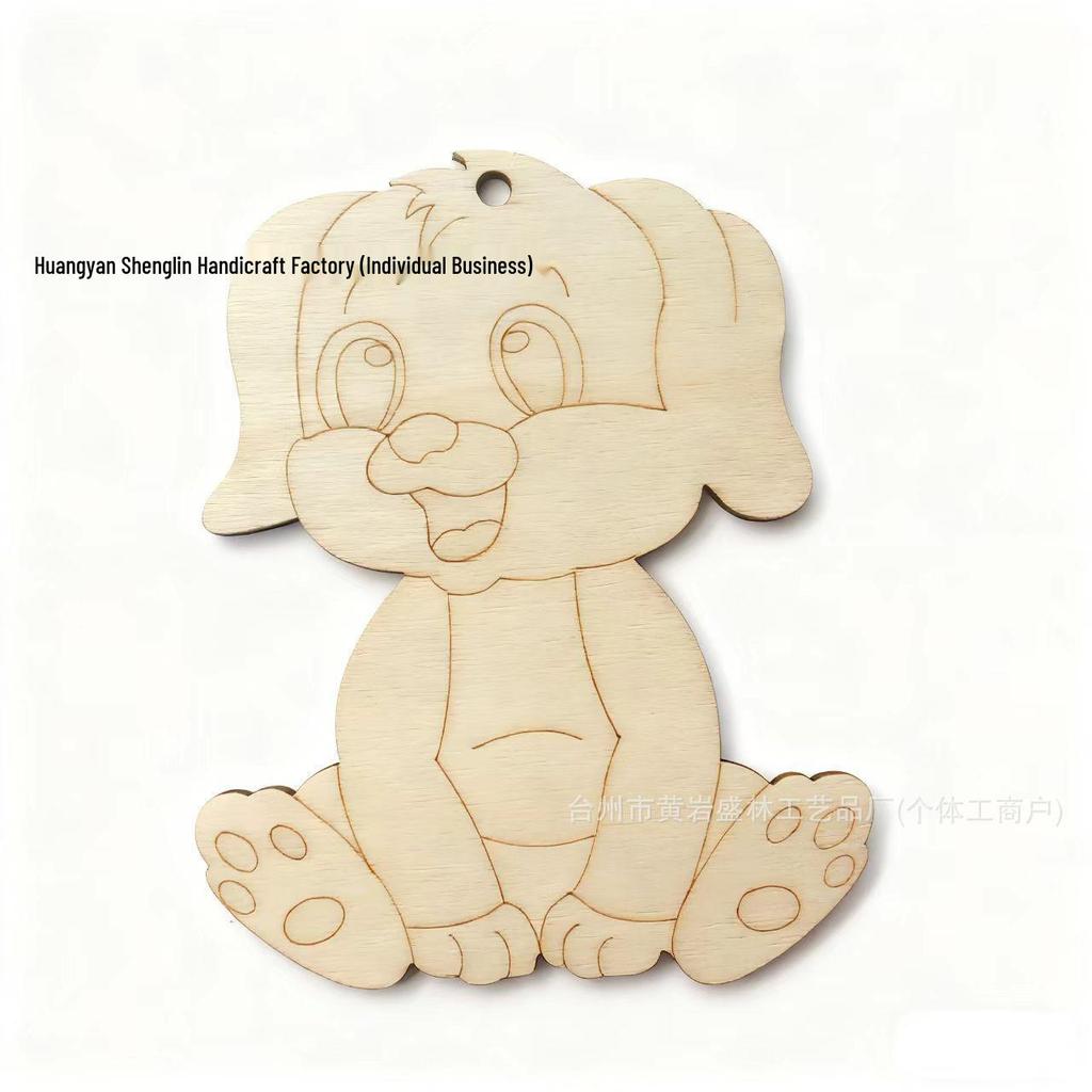 Unfinished Wood Zodiac Shape Ornaments for Festivals