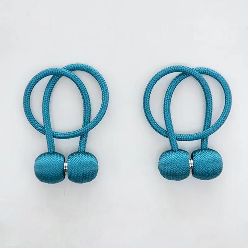 Magnetic Curtain Tieback Earphone Holder Rope Strap Hook Accessories