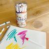Kokuyo Irofudepen Brush Water-Based Pen, 24-Color Set, KE-AC45-24