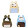 Soft Plush Cartoon Water Otter Backpack For Students With Adjustable Shoulder Straps And Spacious Interior