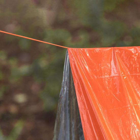 Portable Emergency Tent Ultralight 2 Person Triangle Survival Tent Waterproof Windproof Outdoor Hiking Camping Tube Shelter