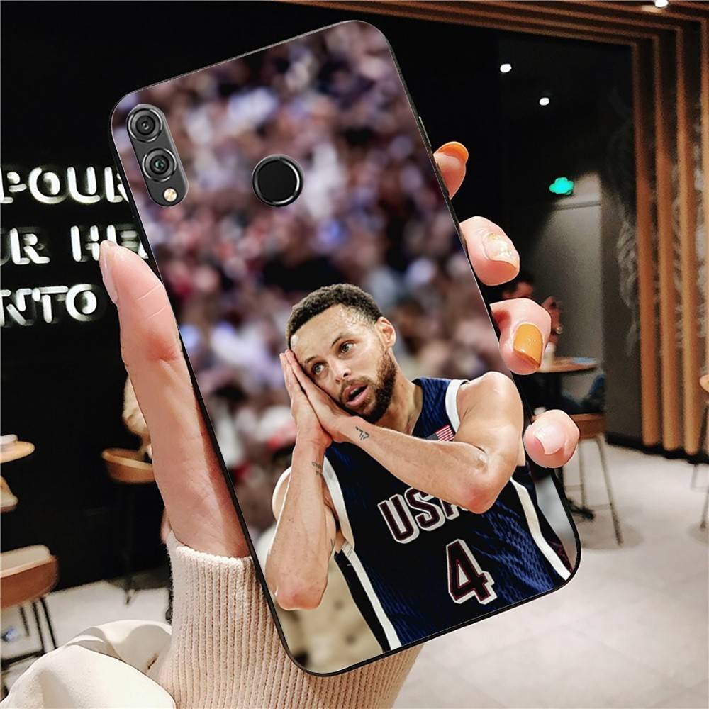 Basketball S-Stephen-Curry Phone Case For Huawei Honor 10 Lite 9 20 7A 9X 30 50 60 70 Pro Plus Soft Silicone Cover