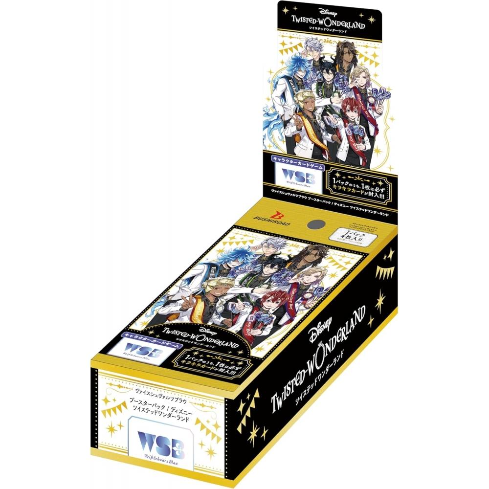 Bushiroad Weiss Schwarzblau Booster Pack Disney Twisted Wonderland Box