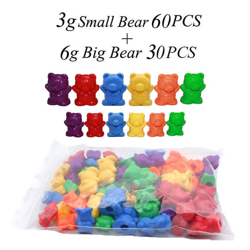 

Радужная цифровая арифметика, обучающая игра Монтессори, вес медведя, арифметика, обучающие математические игрушки для детей от 3 до 6 лет, развивающие