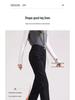 Women's High Waist Slim Fit Black Cigarette Pants with Plus Velvet for Autumn/Winter 2025