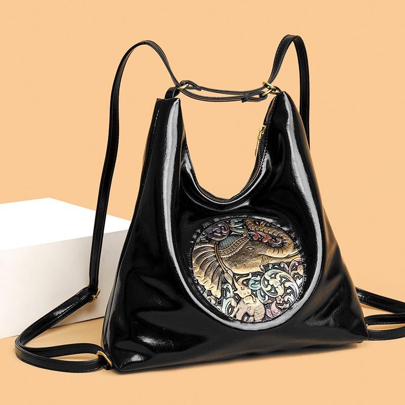 New casual women's shoulder bag large capacity premium underarm bag retro versatile tote bag