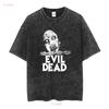 Vintage Evil Dead Horror Zombie Film T-Shirt Nacht Lebende Tag Rückkehr Shaun Re Animator 28 Days Later Lucio Fulci George Romero