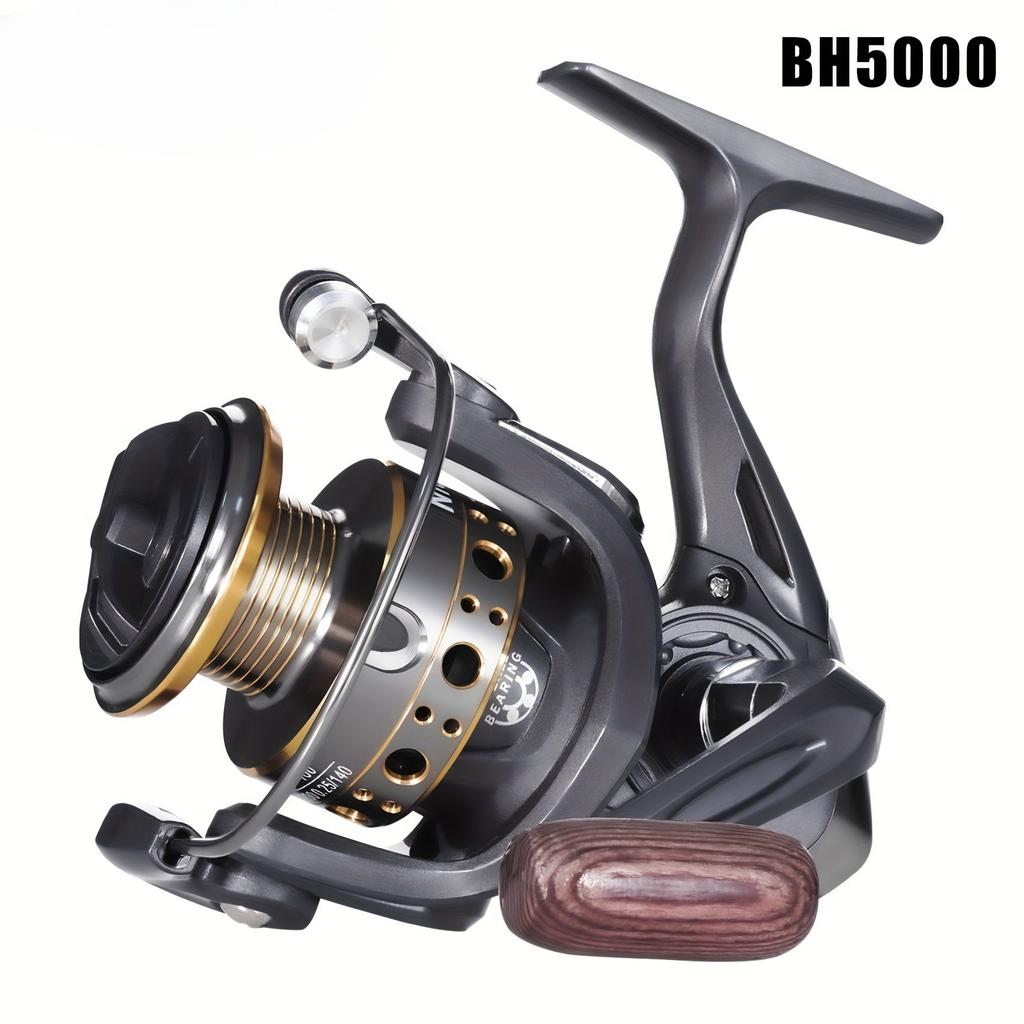 2026 Spinning Reel Fishing Reel Lure Reel All-Metal Spinning Reel Fishing Rod Fishing Tackle 5.2:1 Ratio 8-13KG Drag Power Corrosion Resistant