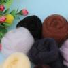 10 G DIY Wool Roving Needle Felting 8 Colors Wool Felting Fibre Handmade Material For Beginners Needle Felting Product Making