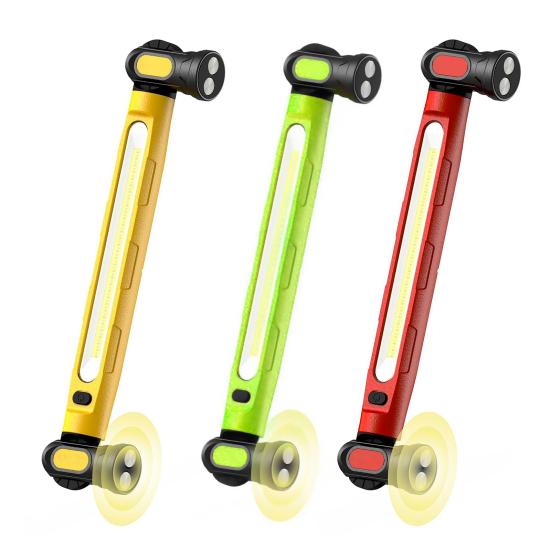 Magnetic COB Work Light with Hooks Rechargeable Adjustable Angle Underhood Work Light Portable Emergency