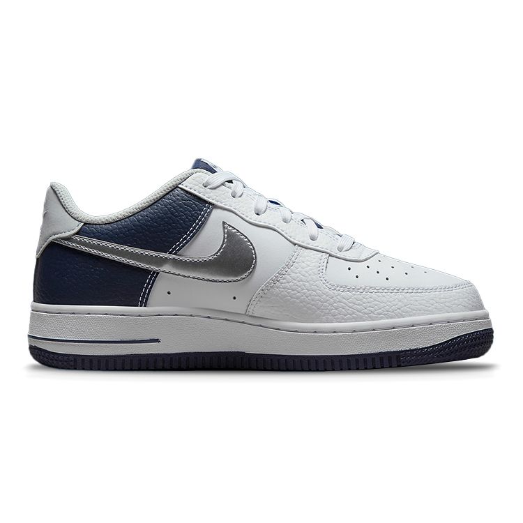 Nike Air Force 1 LV8 GS Dallas Cowboys Kids Sneakers White Midnight-Navy Pure-Platinum DQ6048-100