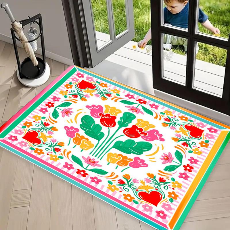 

Cute Cartoon Animal Pattern Door Mat Carpet Rug Anti-slip Home Decoration for Living Room Bedroom Kitchen Bathroom Entryway 40cm x 60cm