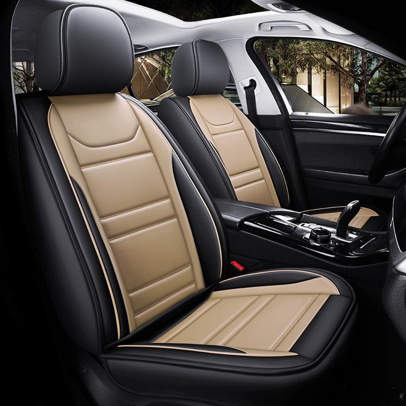 Universal All-Season Leather Car Seat Cushion and Cover