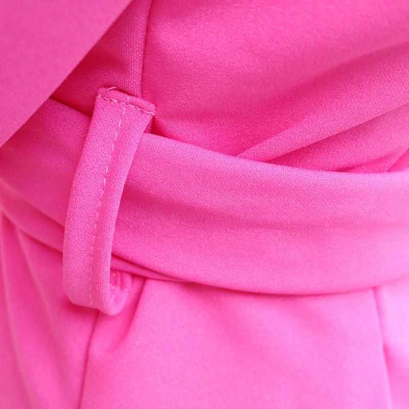 Neues Damen-Blazer-Kleid mit Puffärmeln und Revers, schmal geschnitten, zweireihig, V-Ausschnitt, Pendlerjacke mit Bindekragen, Damen Slim Suit Kleid