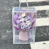 Crochet Flower Bouquet Graduation Bouquet Gifts Handmade Woven Bouquet Birthday Teacher's Day Gift Wedding Guest Gifts