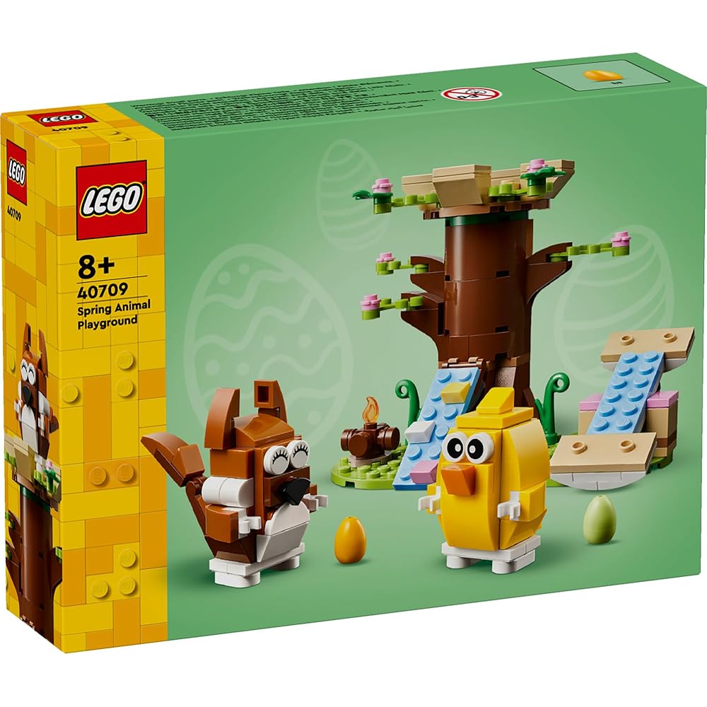 LEGO Easter Animal Amusement Park Building Set 40709 for Kids Ages 8-10, Creative Toy for Boys and Girls