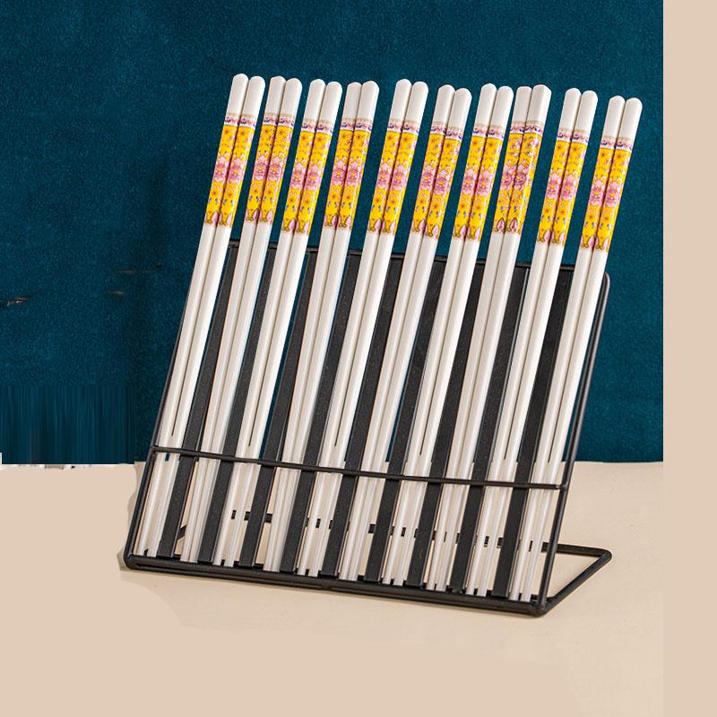 5 Pairs /10 Pairs High-end Prevent Mold High-temperature Resistant Ceramic Chopsticks High-end Hotel Chopsticks Household Chopsticks