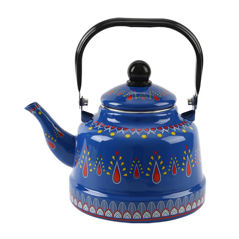 Shangqi Enamel Steel Handle Bell Pot