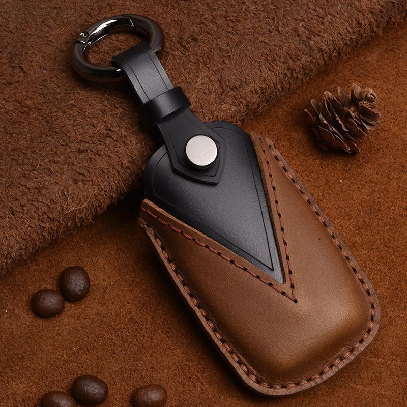 Kia Key Cover for Zhi Pao 3/5, Pao 4, Yi - Genuine Leather Shell