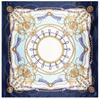 90*90cm Luxury Brand Women Silk Scarfs Belt And Chain Square Scarves Spring Summer Shawls For Ladies