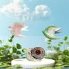 Trendy Mini Animal Acetate Hair Clips Y2K Cute Snail Butterfly Bird Hair Claws Sweet Spring Aesthetic Hair Accessories Women