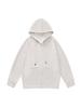 Fall Hooded Knit Cardigan Loose Zip Pocket Sweatshirt Unisex Casual Outerwear