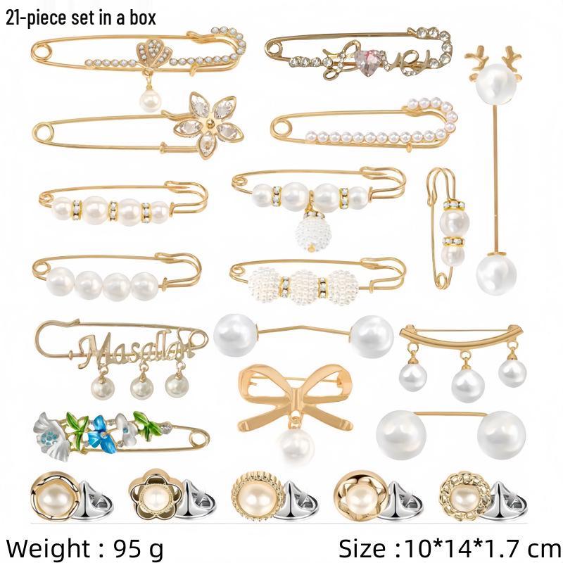 Gold Socks Charm Brooch: Shiny Jewelry Pin and Safety Pin for Sock Accessories