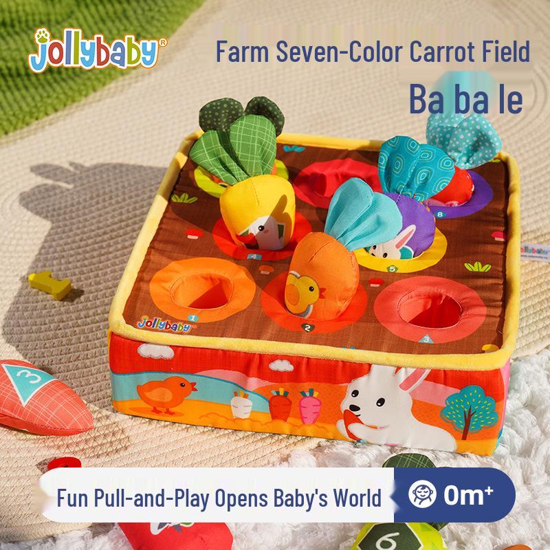Jollybaby Radish Grasping & Teething Toy for Infant Education