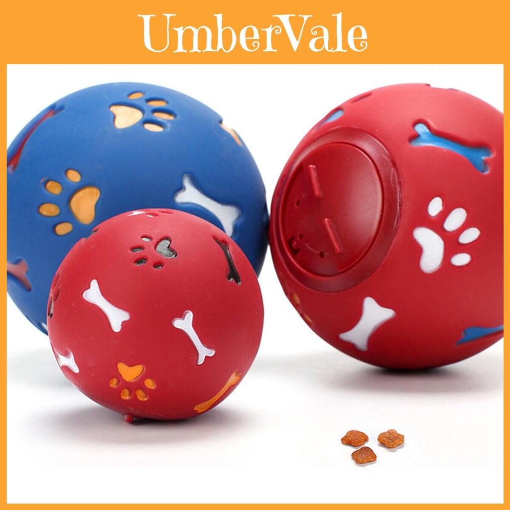 Fun Mental Stimulation Toy For Smart Dogs Rotating Leaky Food Ball