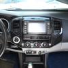 ABS Kohlefaser/Rot Für Toyota Tacoma 2011-15 Auto Mittelkonsole Klimaanlagenauslass Rahmen Aufkleber Auto Innenzubehör