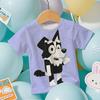 T-shirt Estiva 3D Manica Corta Bluey per Bambini, Fresca, Asciugatura Rapida, Stampa Cartoni Animati Anime, Maglietta Traspirante per Ragazzi e Ragazze 2026