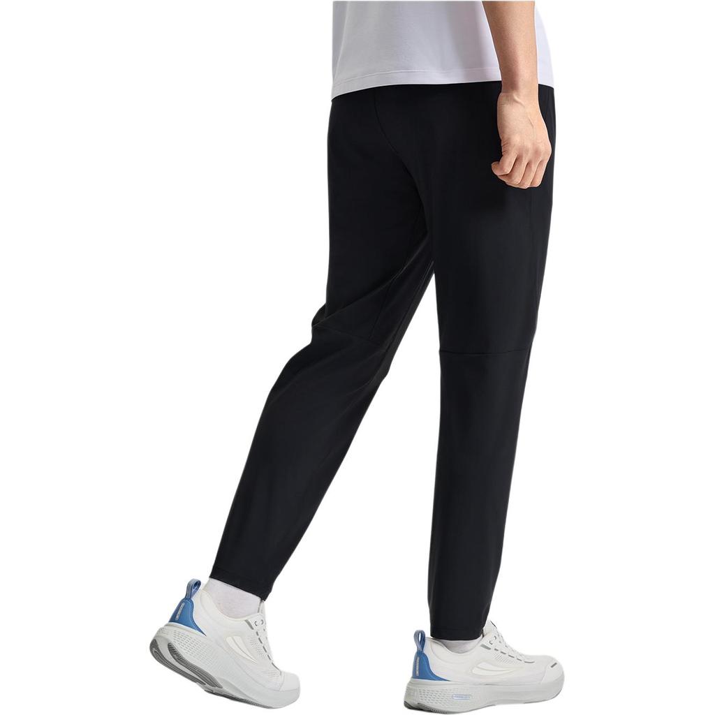FILA A.P. Comfortable Versatile Solid Color Cool Feeling Knitted Sports Pants Men bottoms Deep-Black A11M521602F-BK